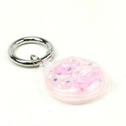 Glitter Crystal Shinny Case Cover with Hook for Apple AirTag (Hot Pink Bear) Glitter Crystal Shinny Case Cover with Hook for Apple AirTag (Hot Pink Bear)